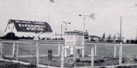 Weather recording devices used for the Blackland Station.